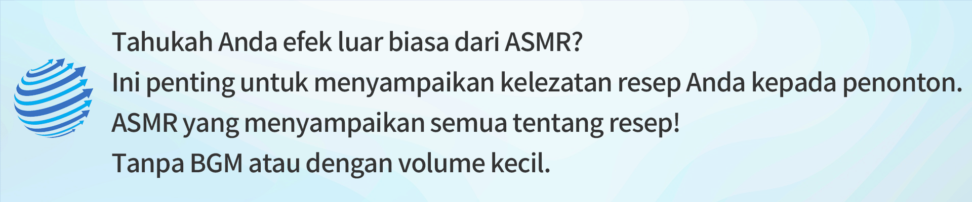 Contoh efek ASMR